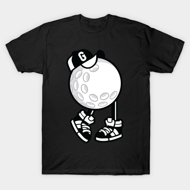 Cool Golf T-Shirt by LineXpressions